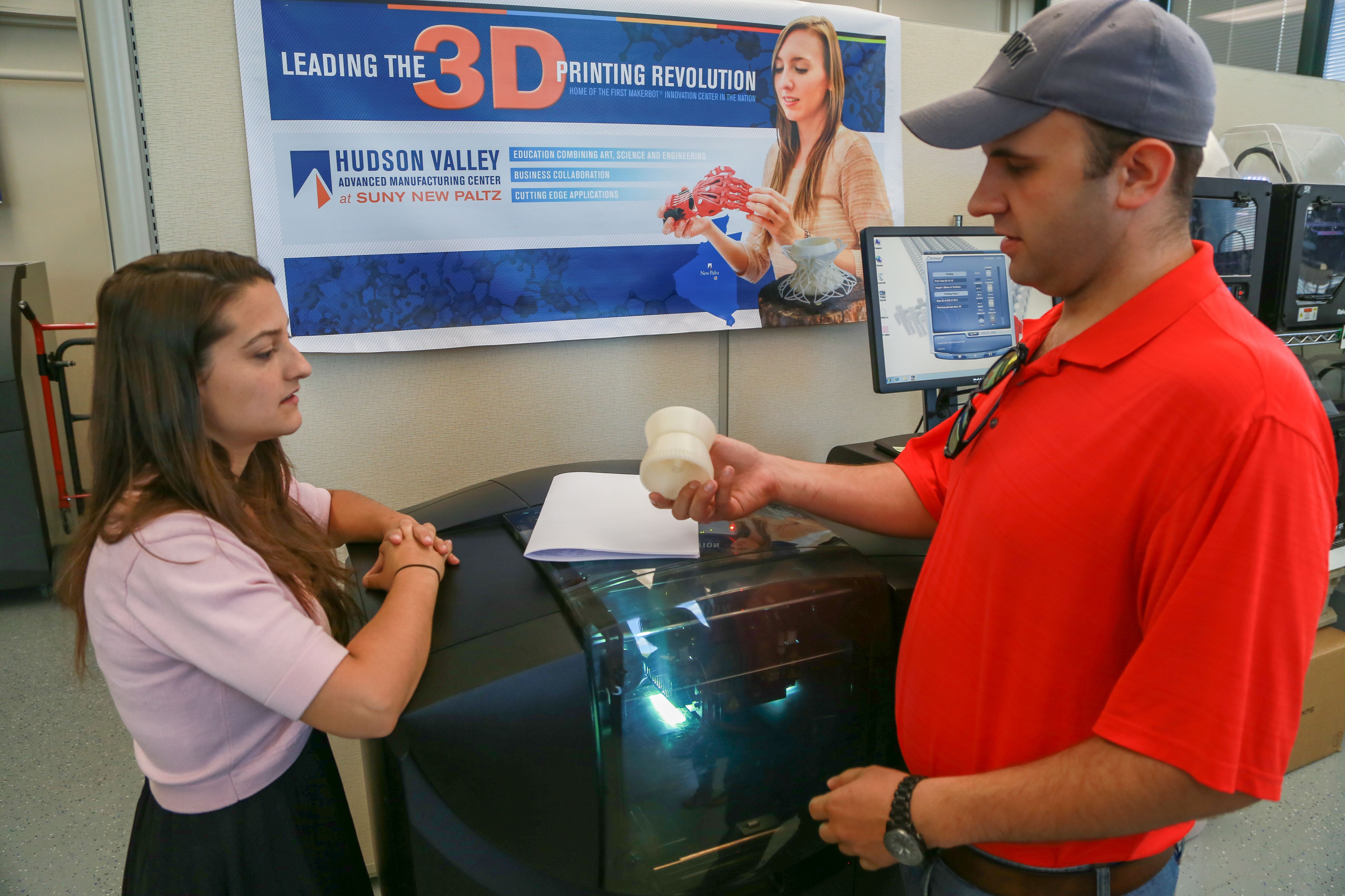 Grand opening of the Hudson Valley Advanced Manufacturing Center in 2016